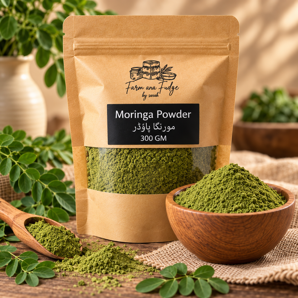 Farm & Fudge Moringa Powder