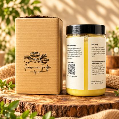 Farm & Fudge Organic Desi Ghee