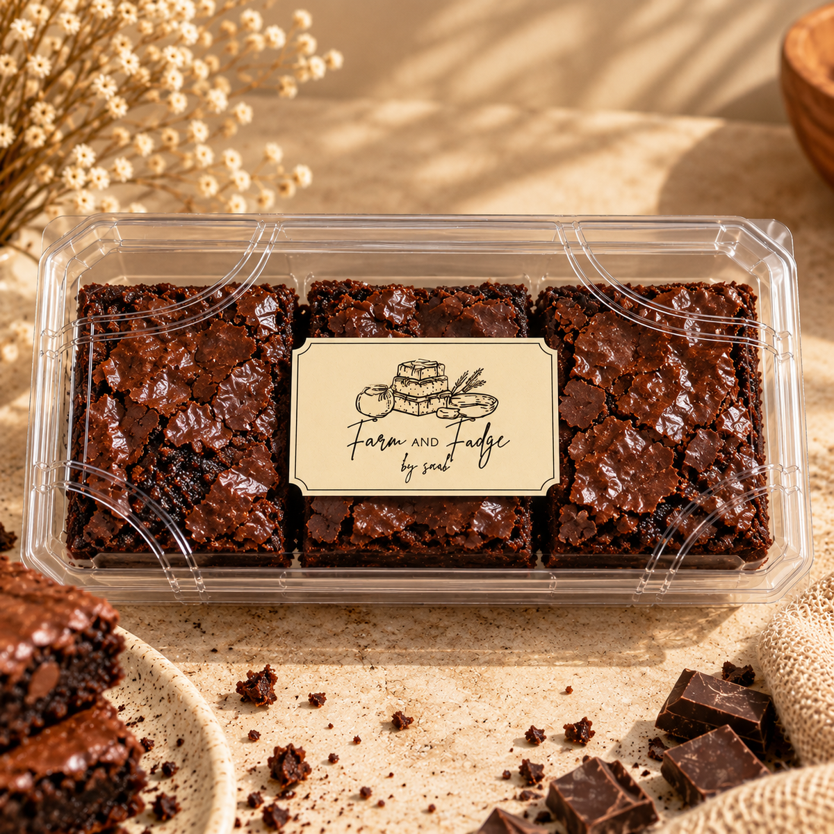 Farm & Fudge Handmade Brownies