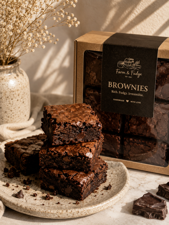 Farm & Fudge Handmade Brownies