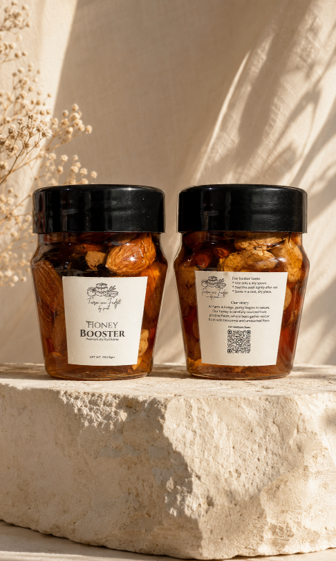 Farm & Fudge Honey Booster with Dry Fruits